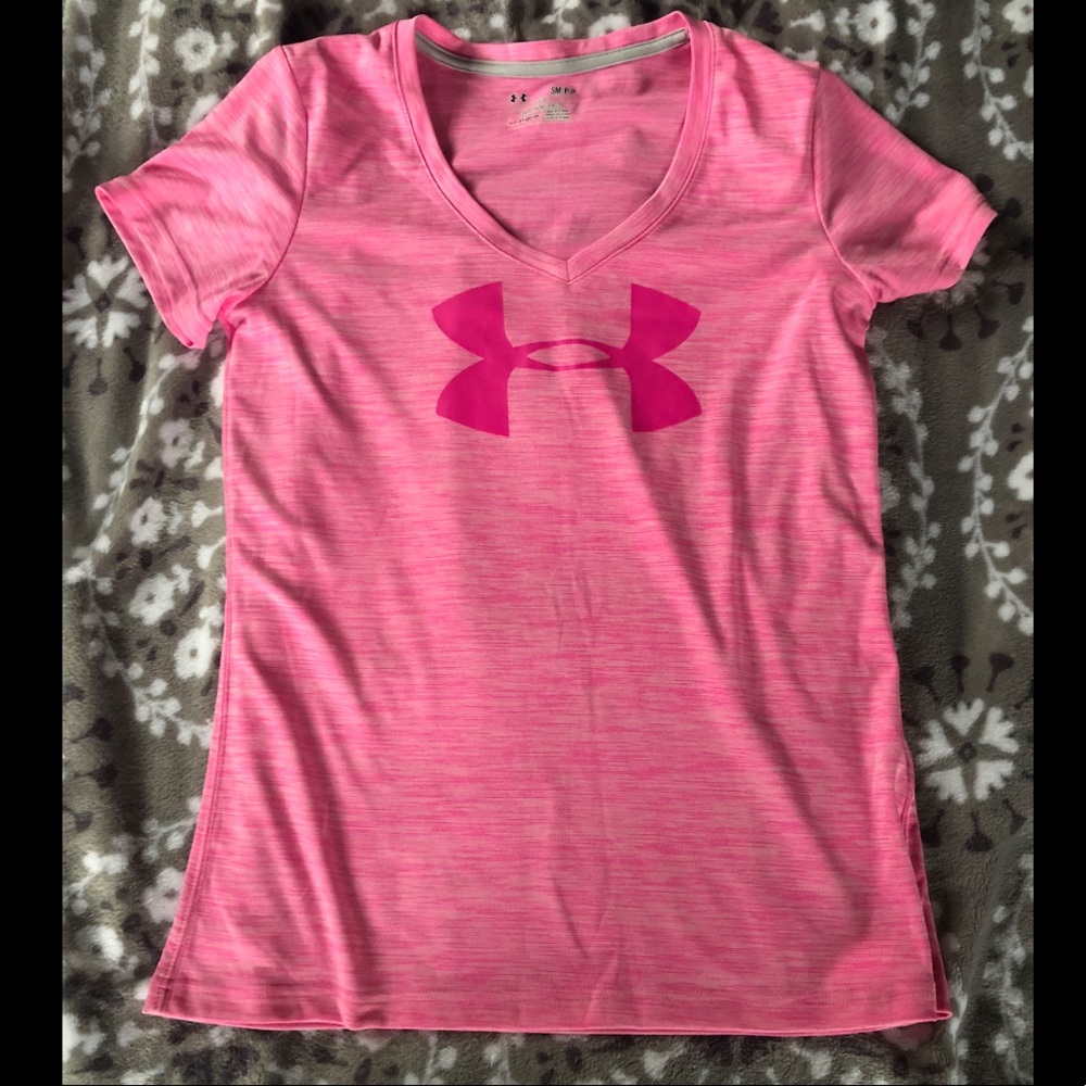 EUC Pink Under Armour Shirt